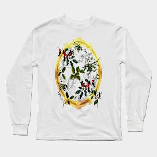 Holly and Mistletoe Long Sleeve T-Shirt